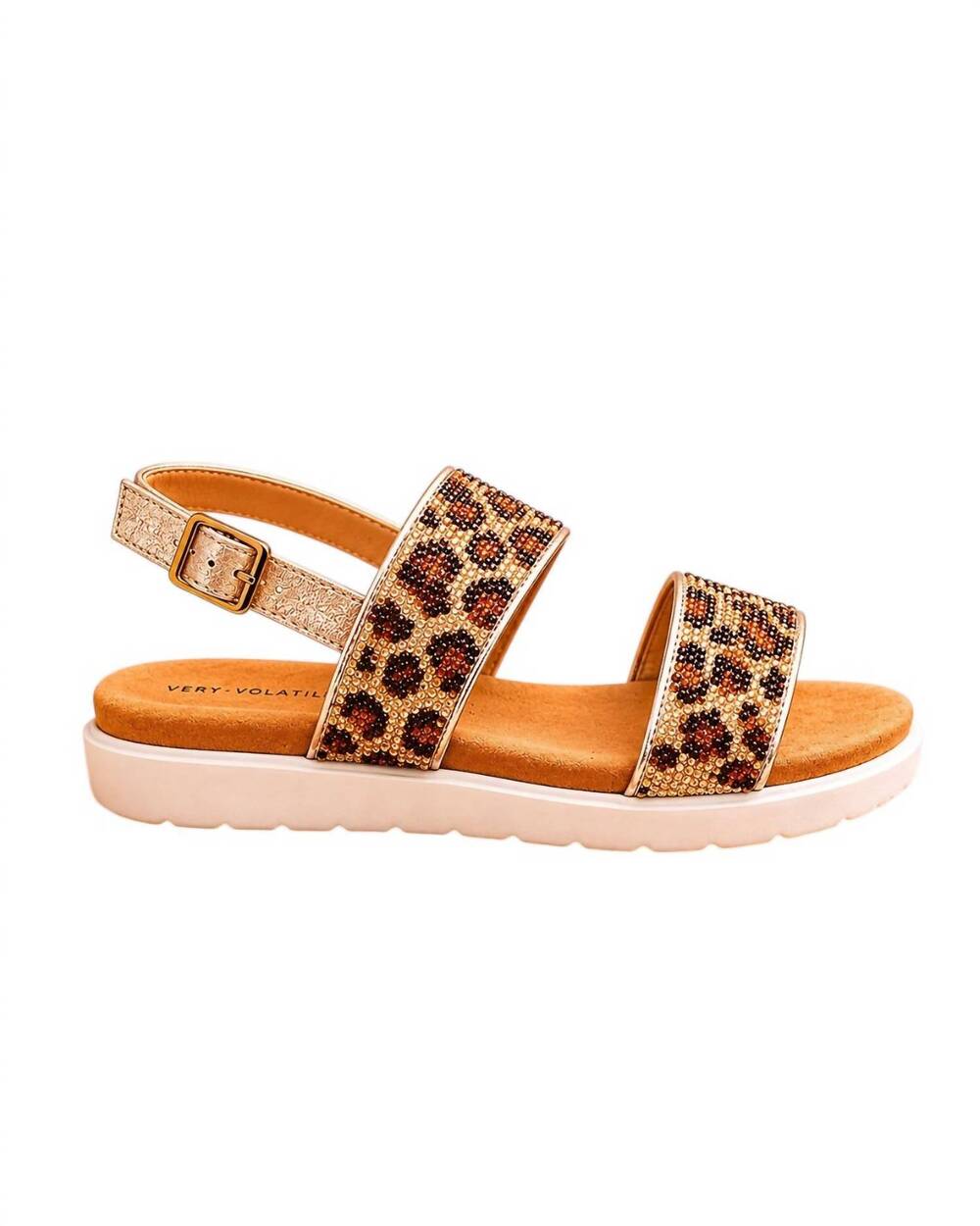NEW VERY VOLATILE women's hotness sandal in brown leo